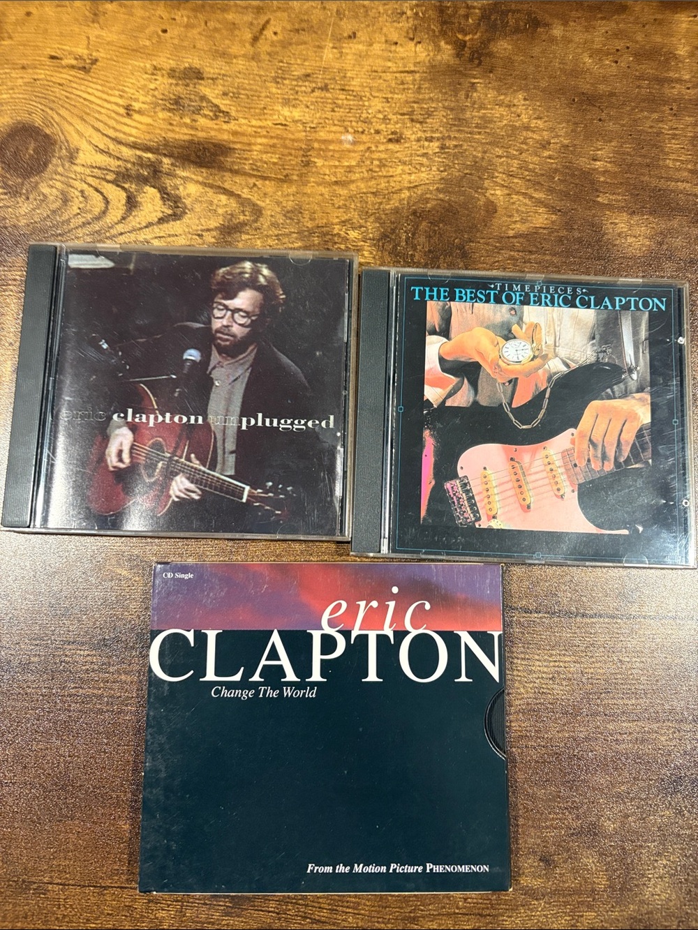 Eric Clapton CD Lot — Unplugged, Best Of, Change The World